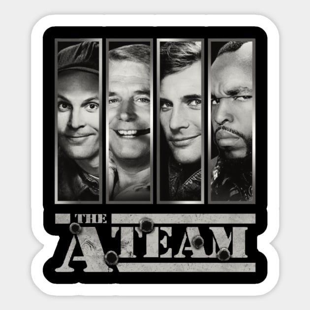 The A-Team Sticker by Distancer